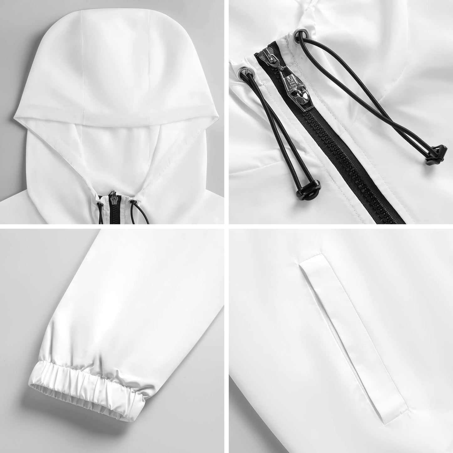 Never Broke Hooded Short Trench