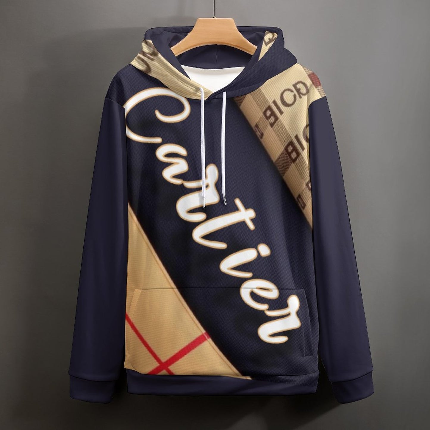 230gsm Men's Cool Hoodie with Double-layer Cap (All-Over Printing)