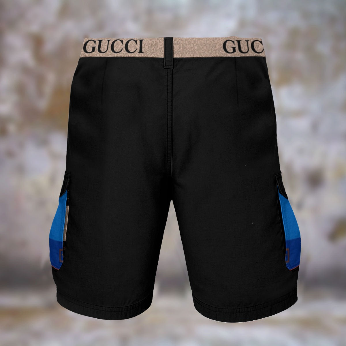 Giore Men's Cargo Shorts - Stylish Denim-Like Fabric, Relaxed Fit