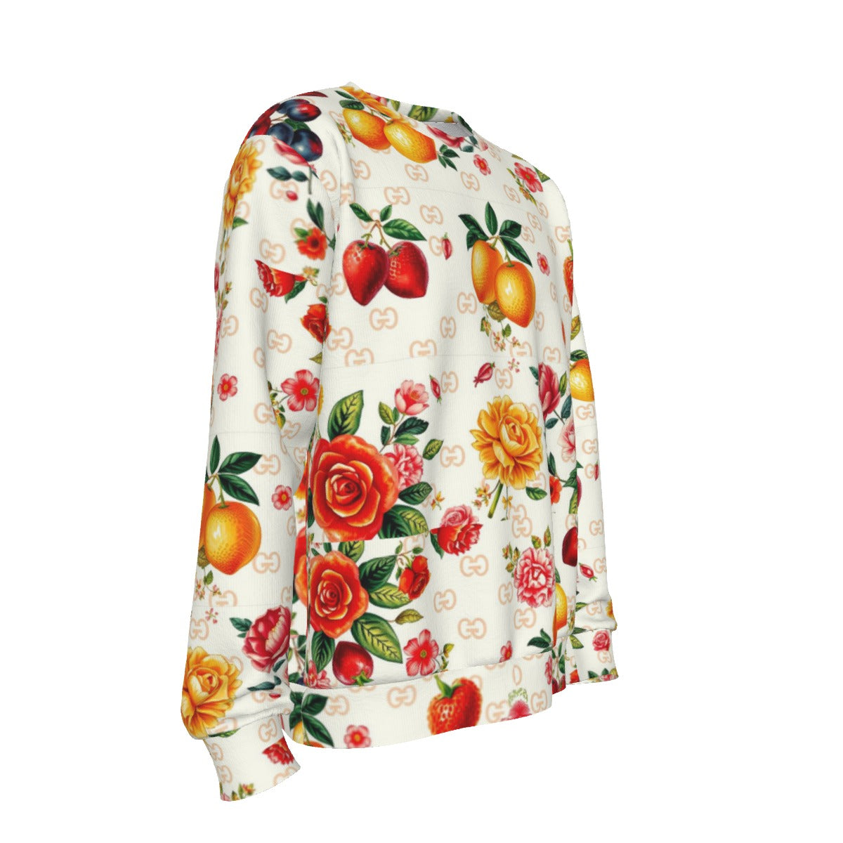 Fruits of G'iore Classic Pullover Sweater by Cartier - Knitted Texture & Festive Style