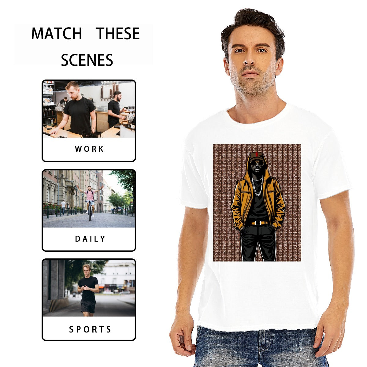 CGC Sleeve T-shirt | 180GSM Cotton (DTF)