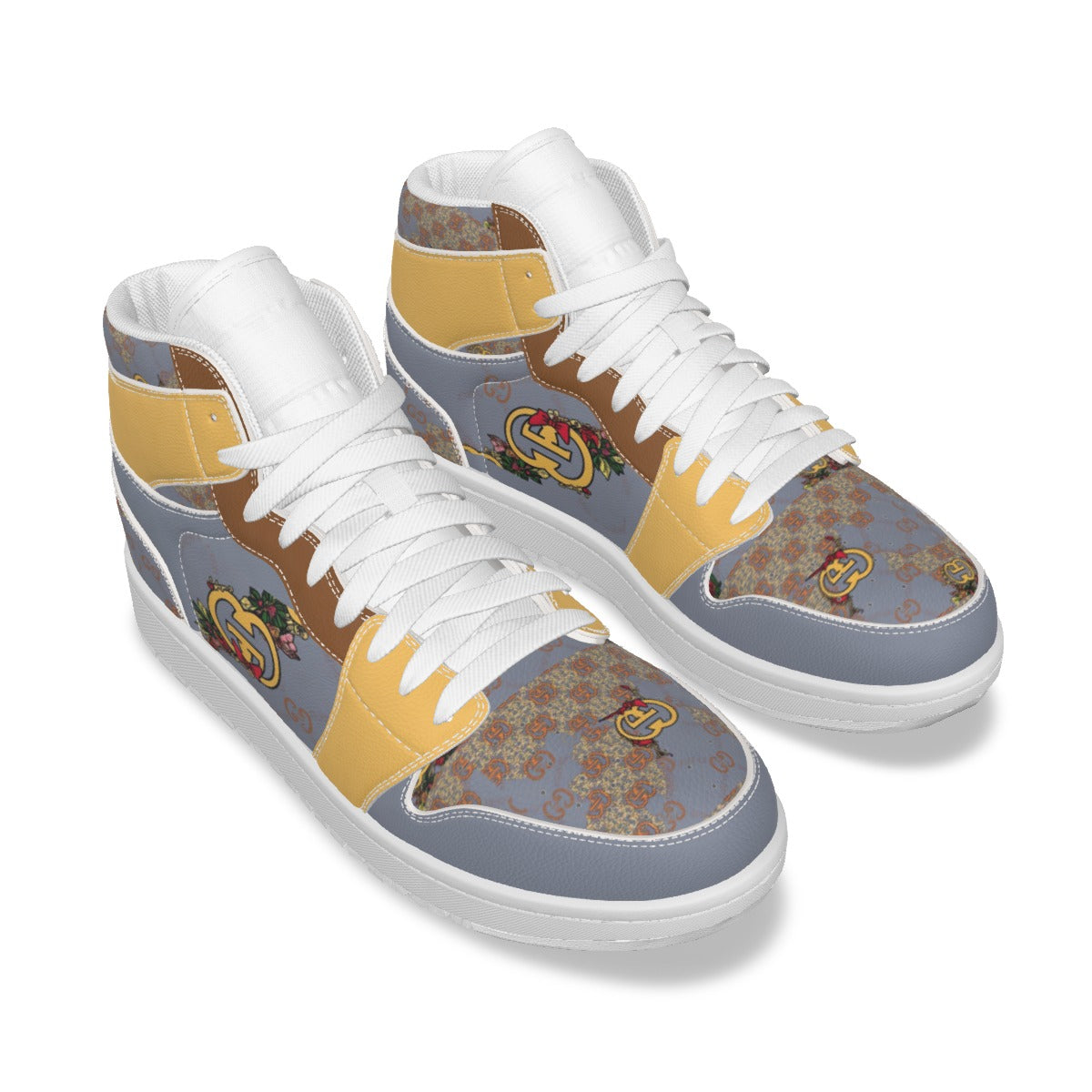 Gucci G'iore By Cartier Men's Leather Stitching Shoes | Soft Breathable & Anti-Slip