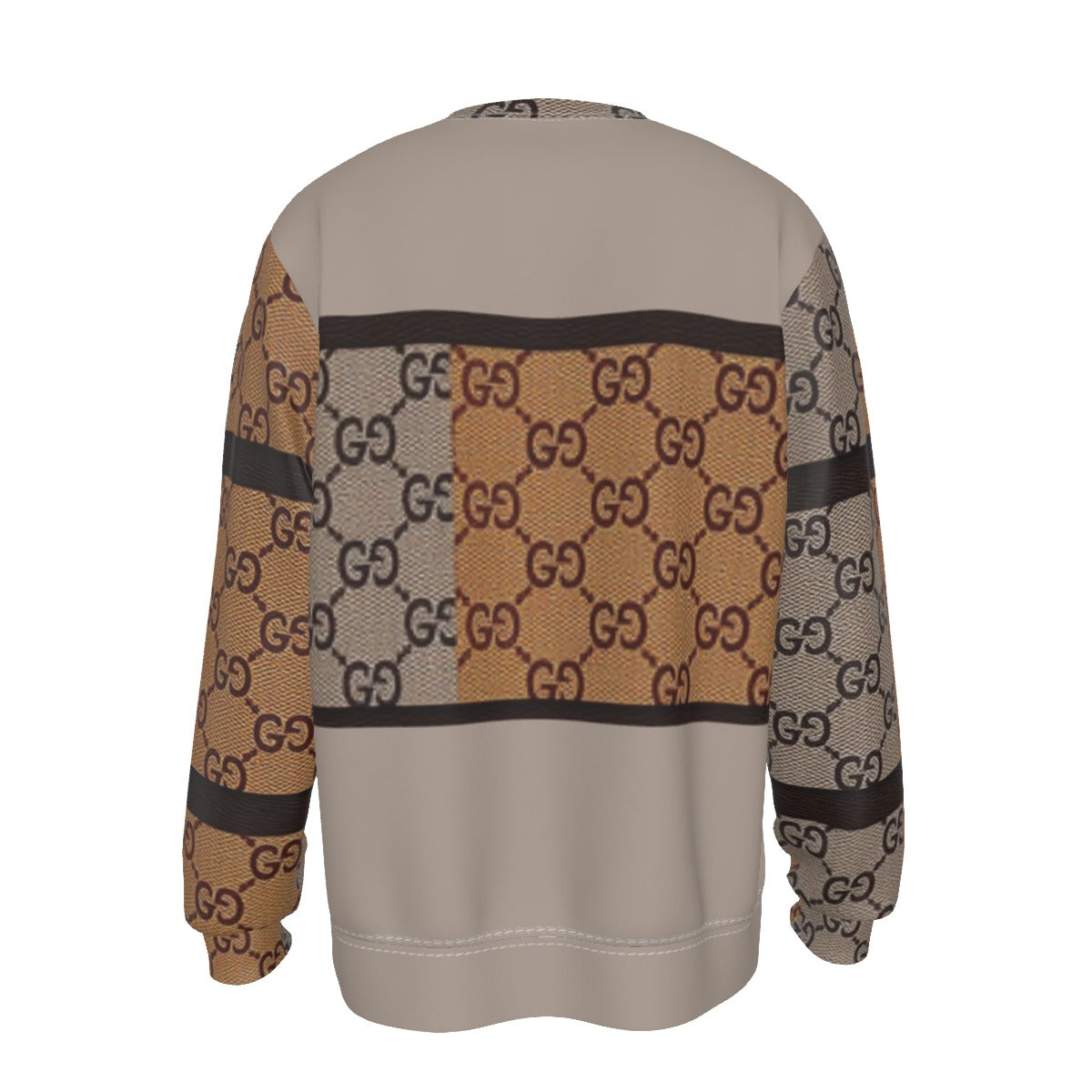 Gucci G'iore by Cartier Men's Heavy Fleece Sweatshirt with Cozy Fur Lining