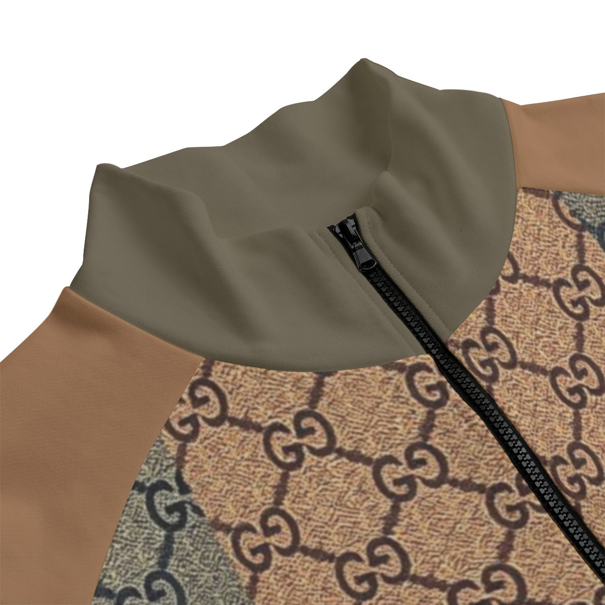 Gucci G'iore By Cartier Cotton Zipper Jacket with Raglan Sleeves | Regular Fit