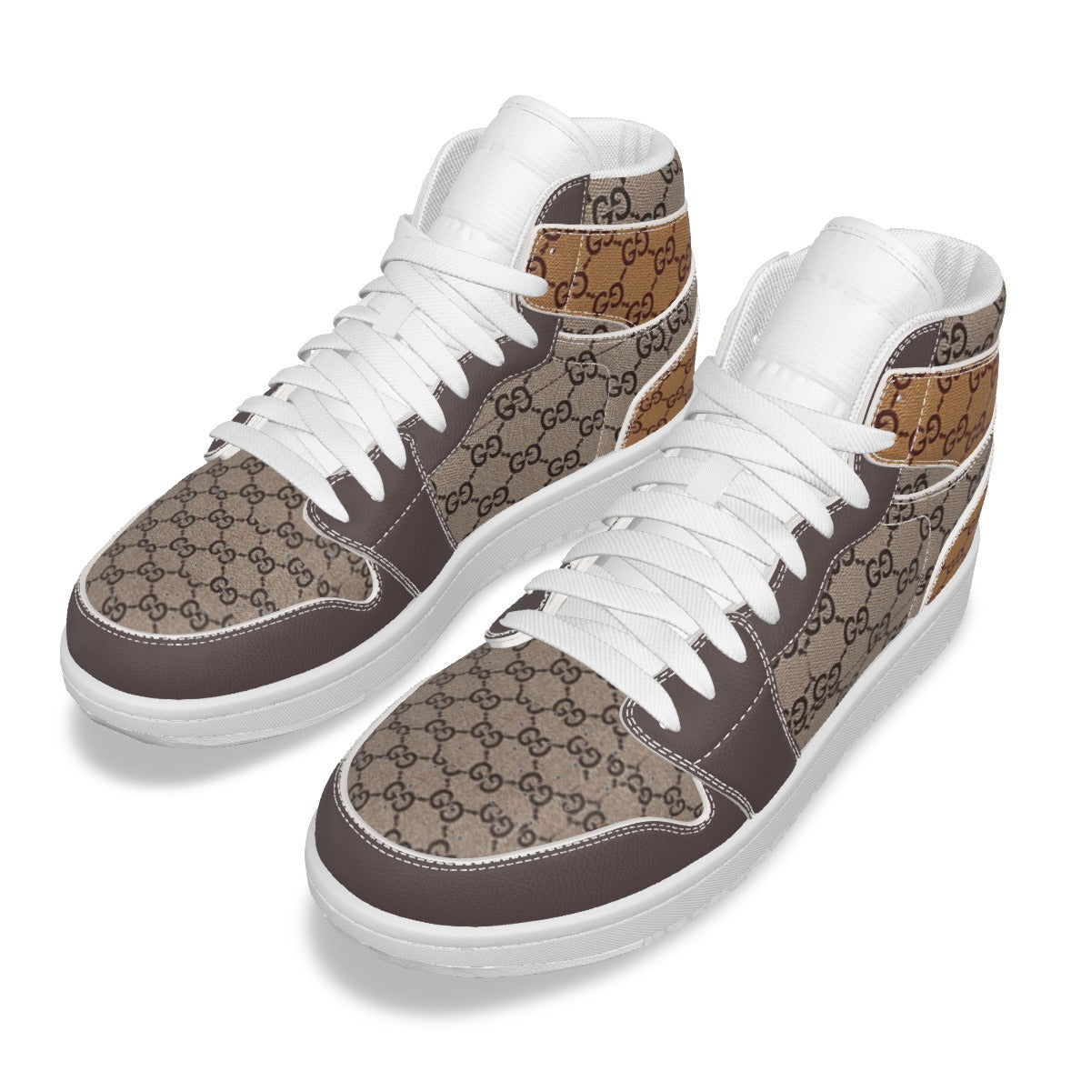 Gucci G'iore By Cartier Men's Synthetic Leather Stitching Shoes with Anti-Slip Sole
