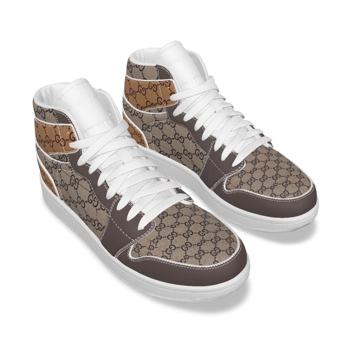 Gucci G'iore By Cartier Men's Synthetic Leather Stitching Shoes with Anti-Slip Sole