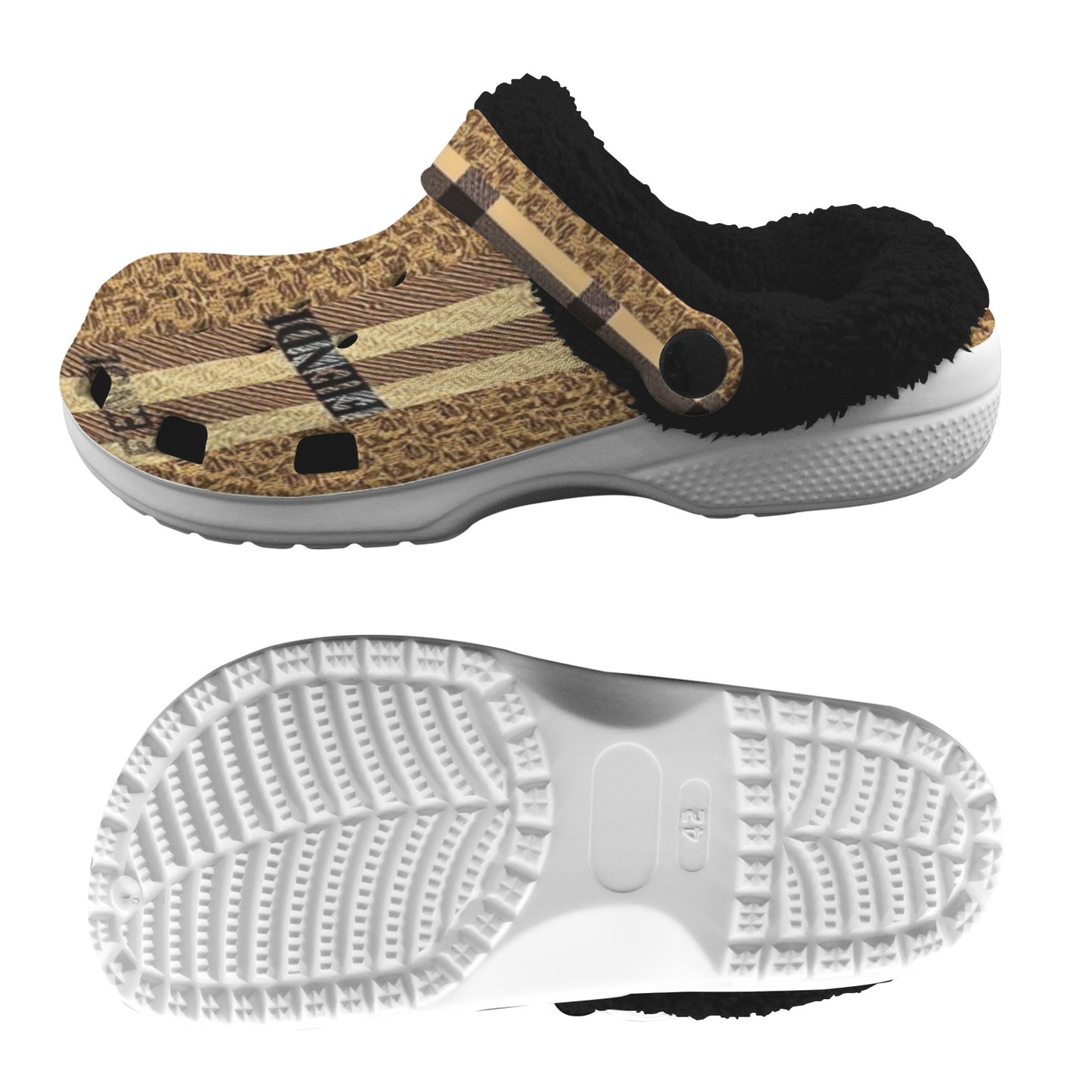 Fendi Dior By Carti Fleece Lined Adults Clogs