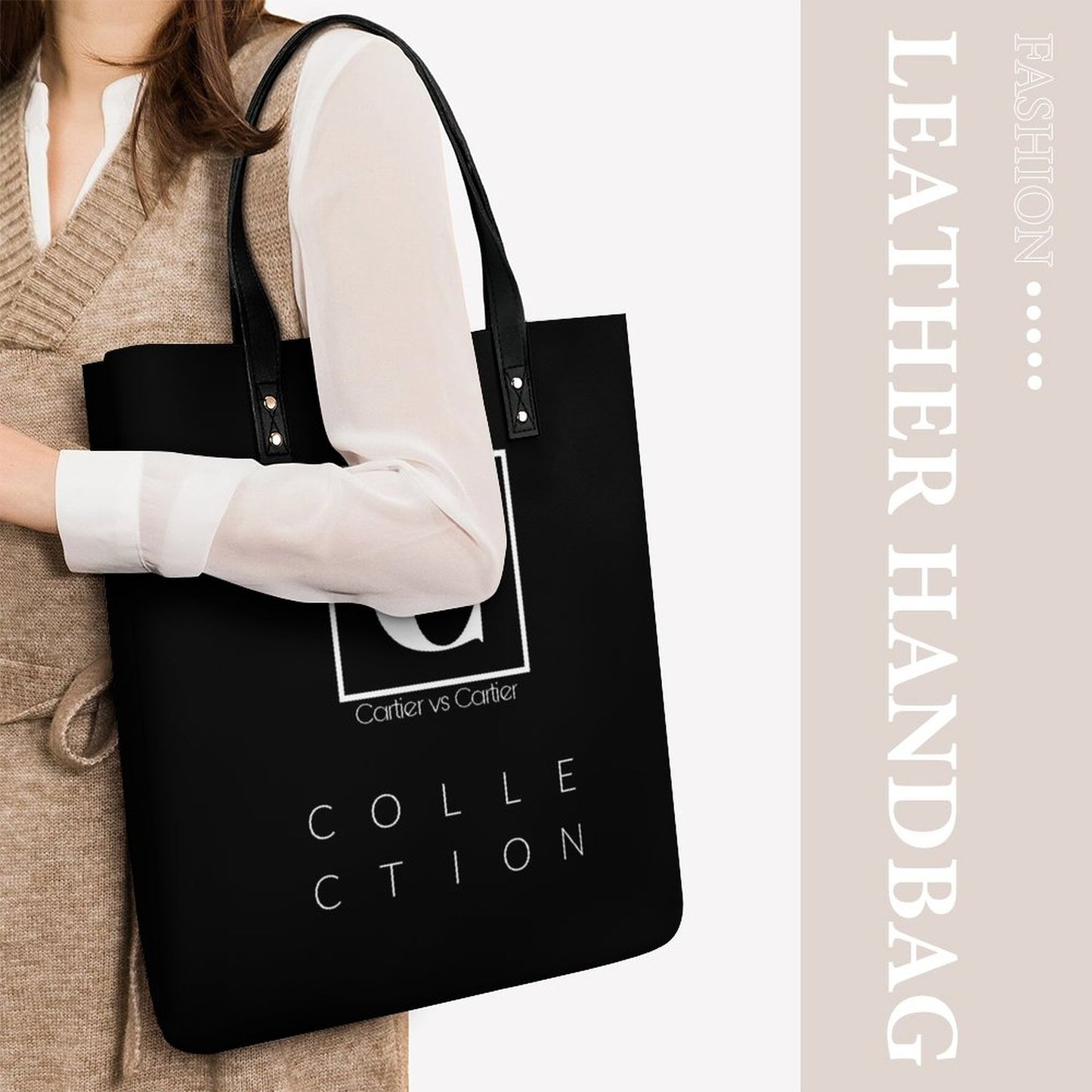 Leather Handbag(One-sided Printing)