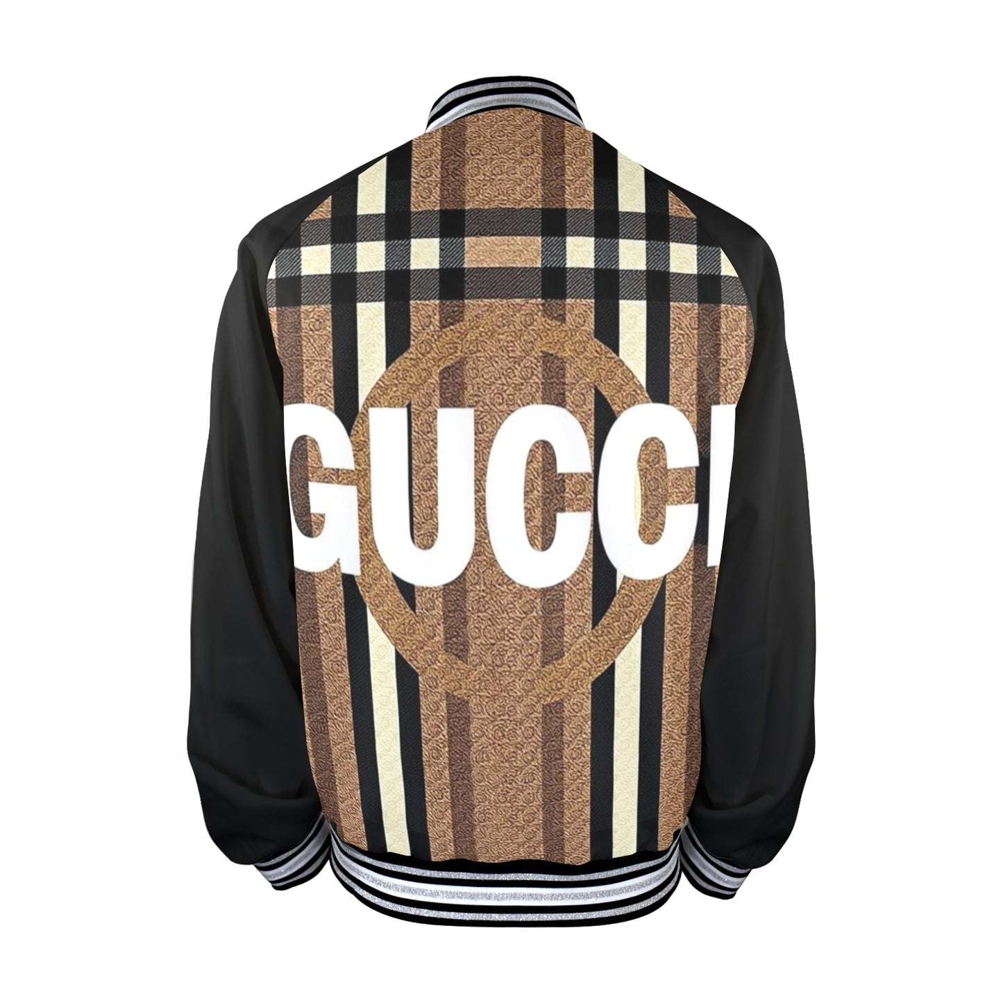 Men's Gucci By Carti Striped Trim Bomber Jacket