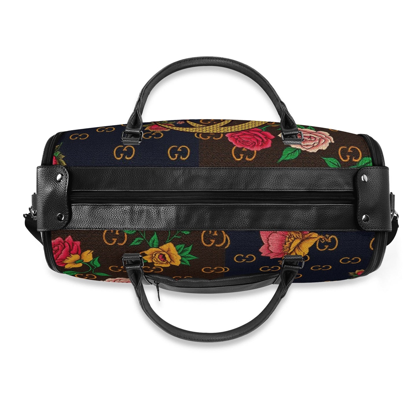 Cartier Gior Leather Duffle Bag Foldable Travel Bag