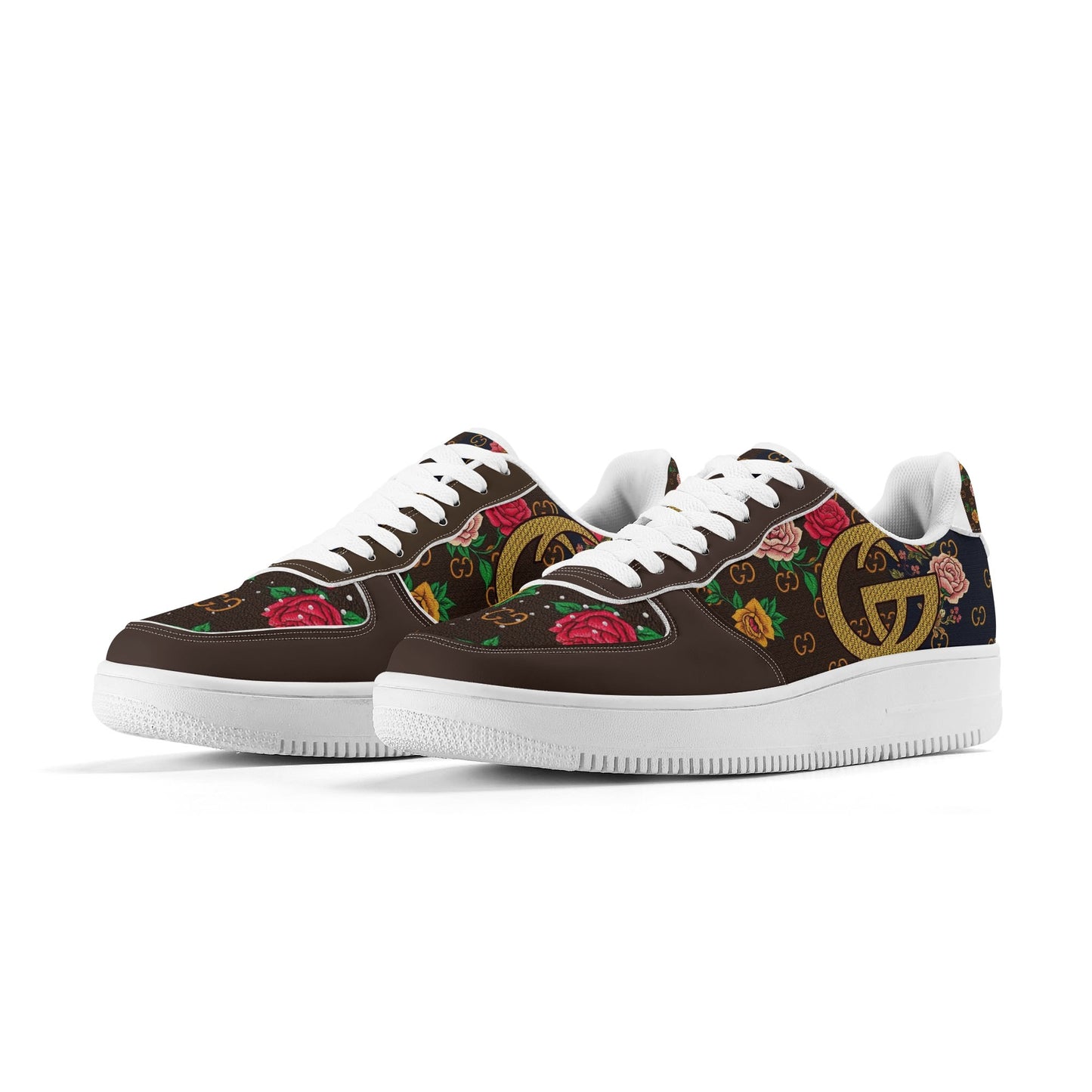 Mens Carti Gior White Low Top Leather Sneakers