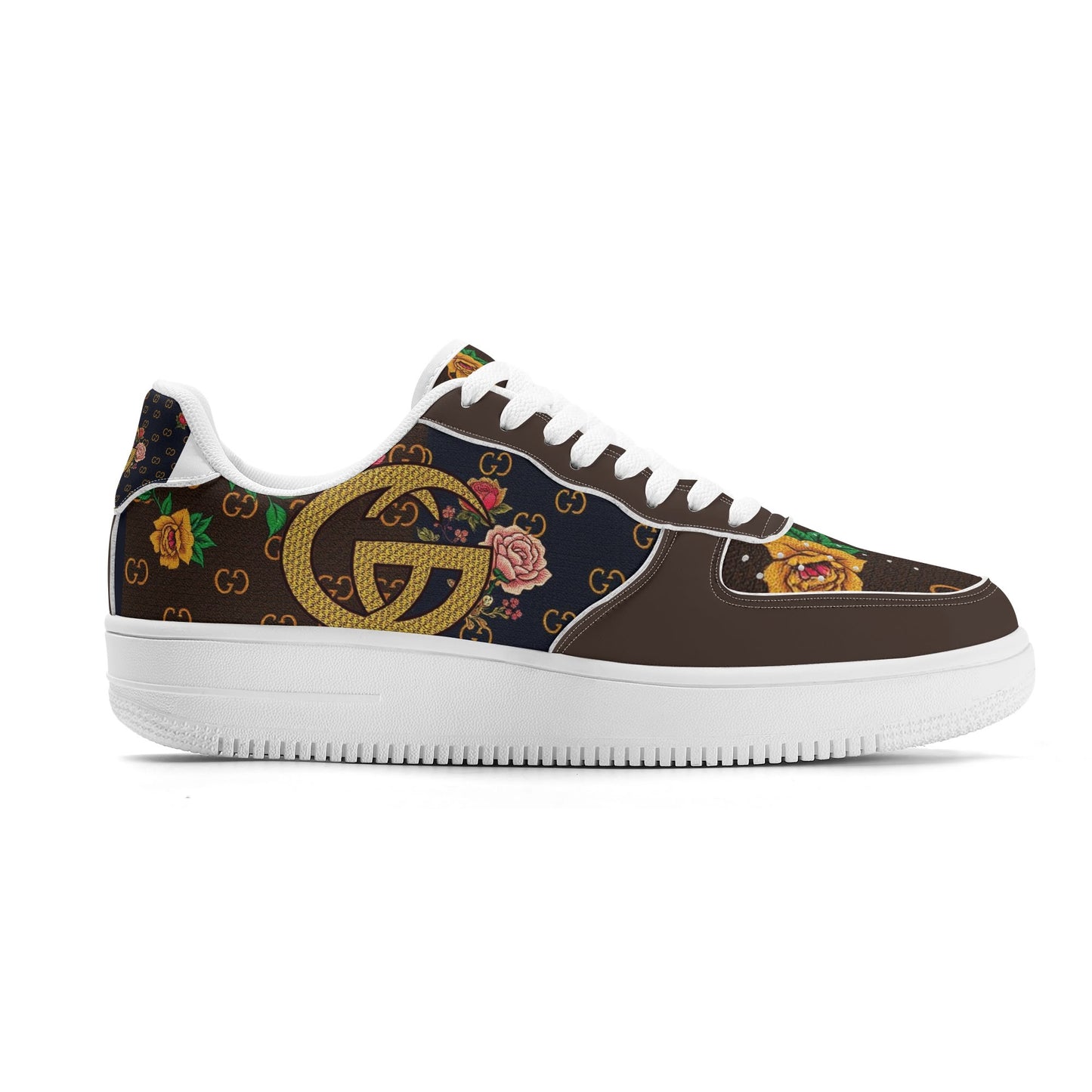 Mens Carti Gior White Low Top Leather Sneakers