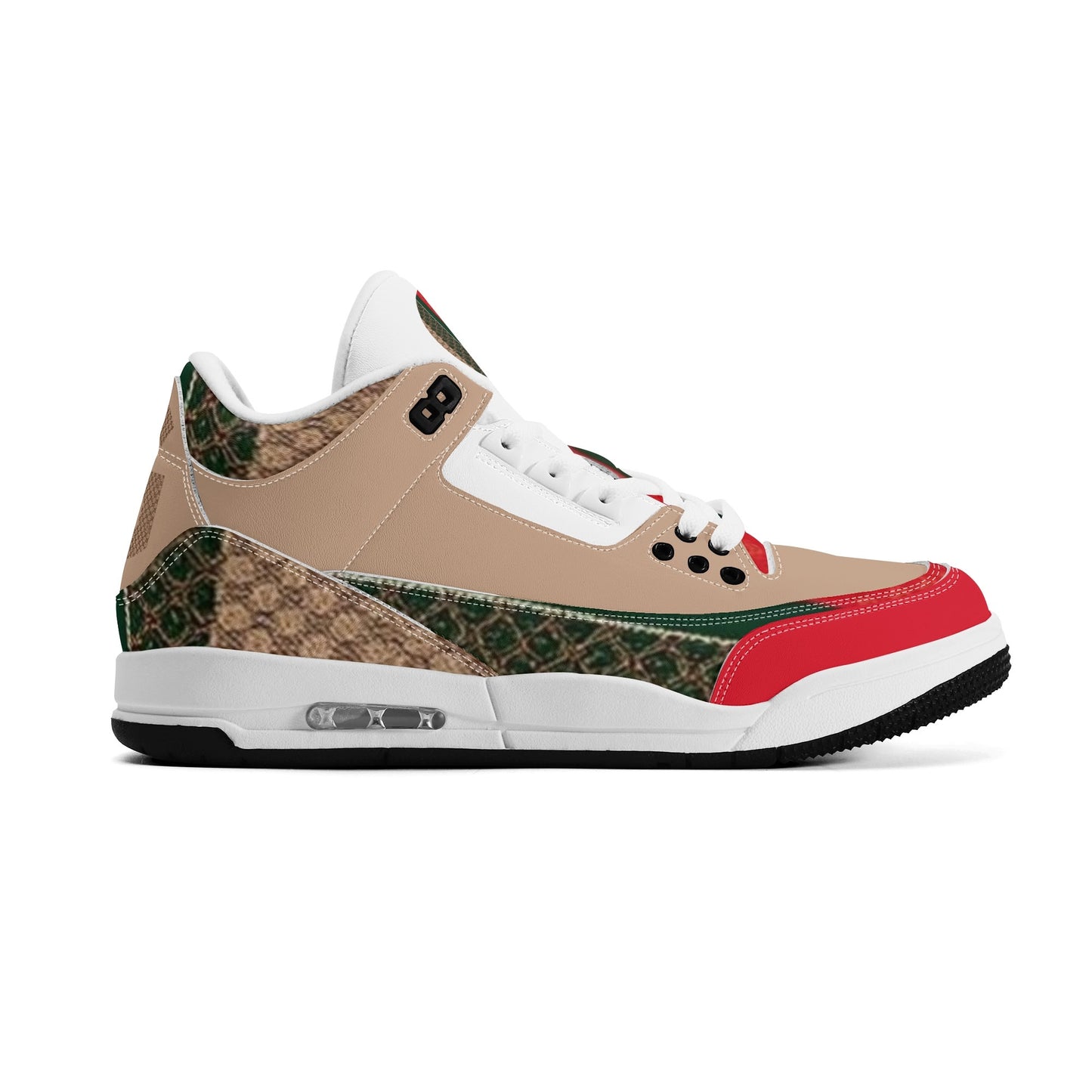 Gucci Giore High Top Retro Leather Basketball Sneakers