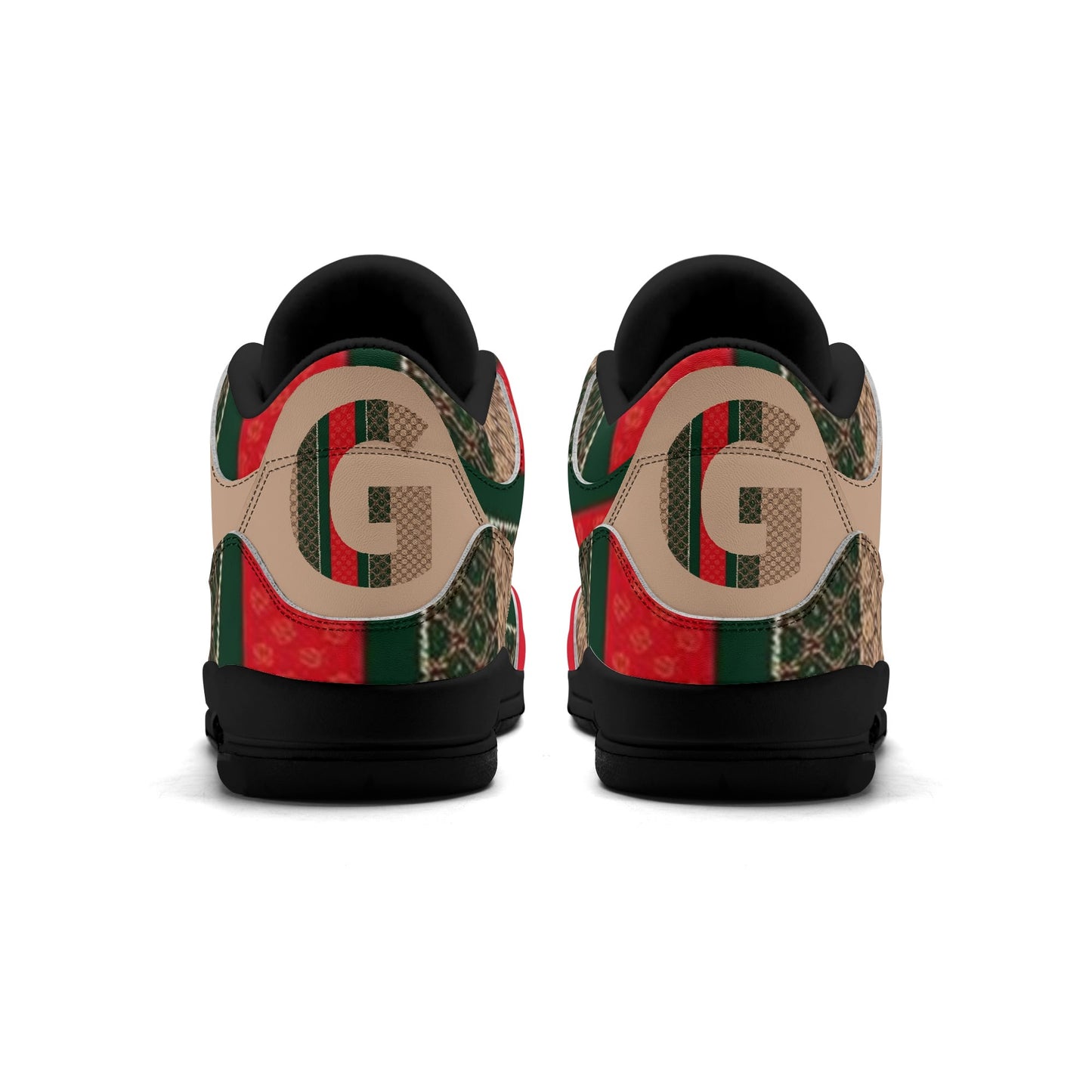 Gucci Giore High Top Retro Leather Basketball Sneakers