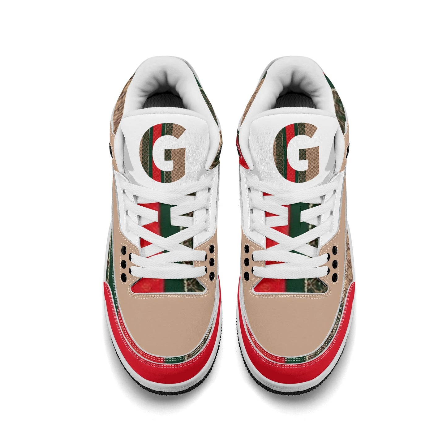 Gucci Giore High Top Retro Leather Basketball Sneakers
