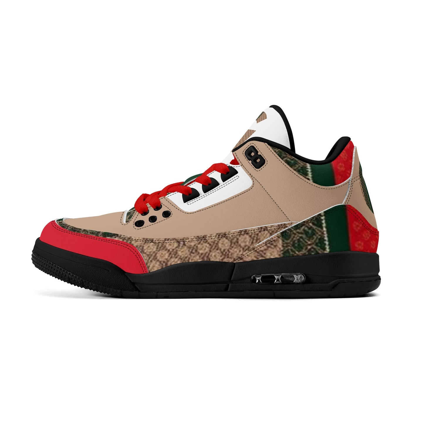 Gucci Giore High Top Retro Leather Basketball Sneakers