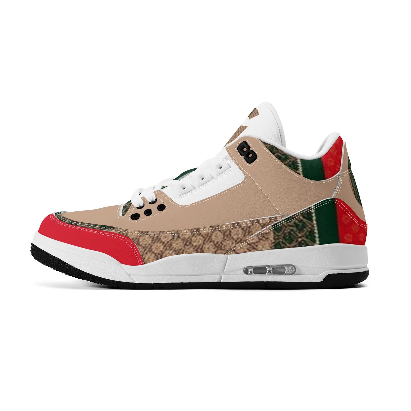 Gucci Giore High Top Retro Leather Basketball Sneakers
