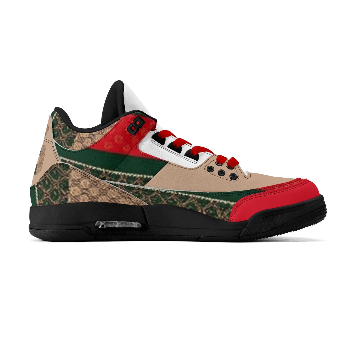 Gucci Giore High Top Retro Leather Basketball Sneakers