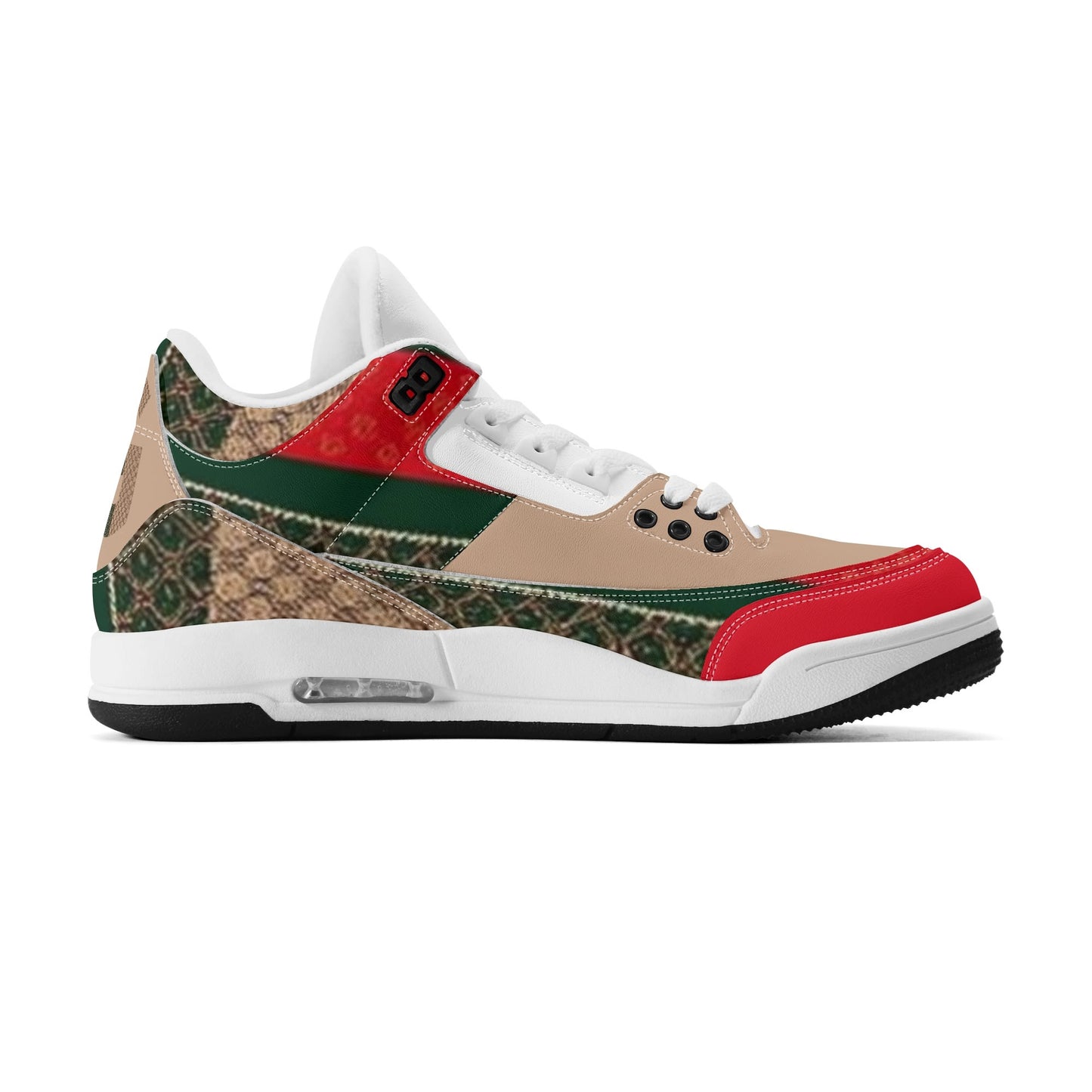 Gucci Giore High Top Retro Leather Basketball Sneakers