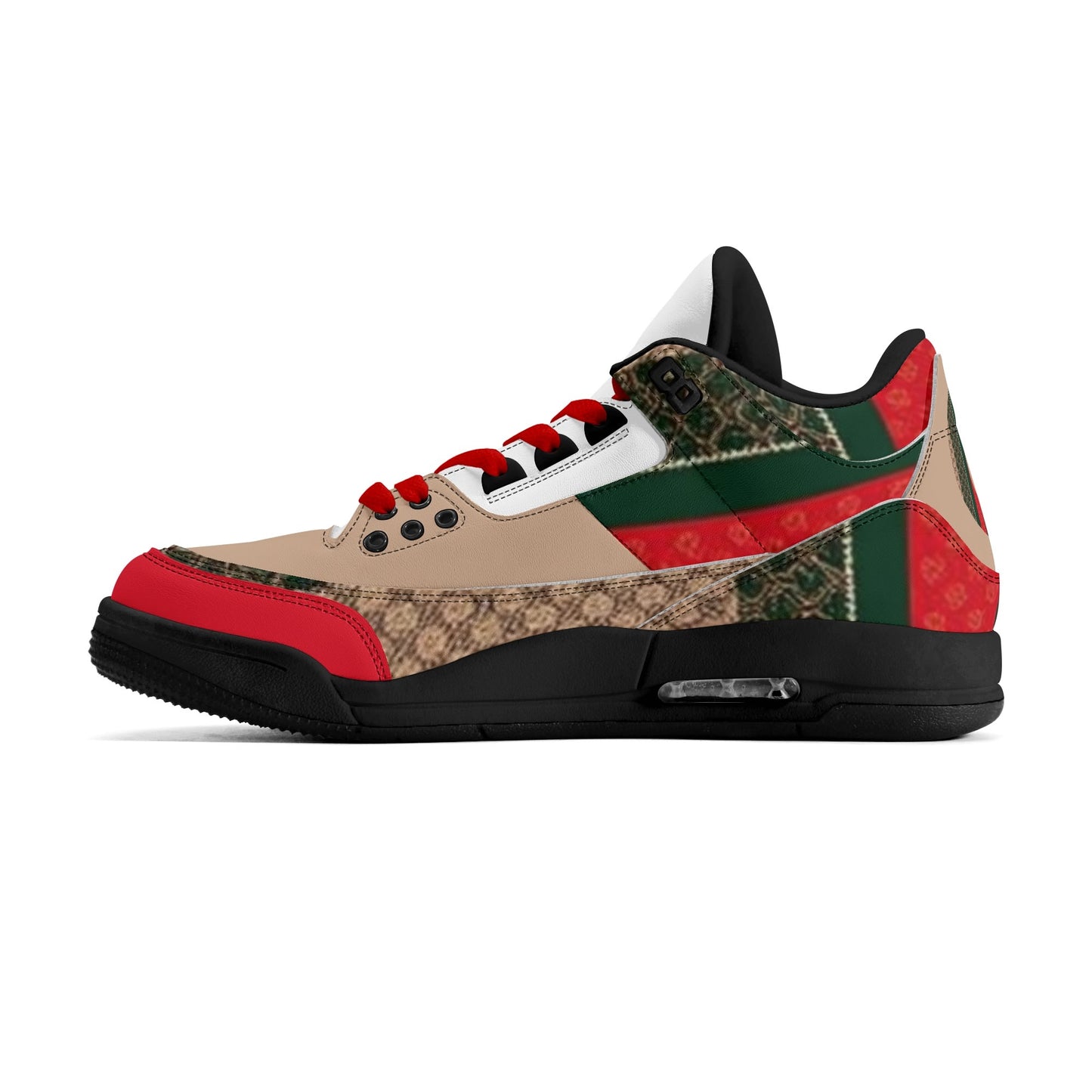 Gucci Giore High Top Retro Leather Basketball Sneakers