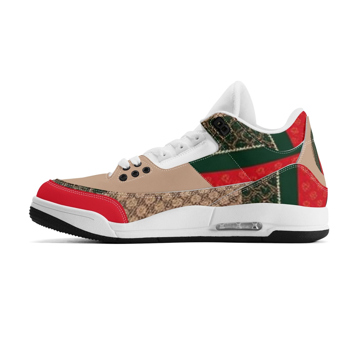 Gucci Giore High Top Retro Leather Basketball Sneakers
