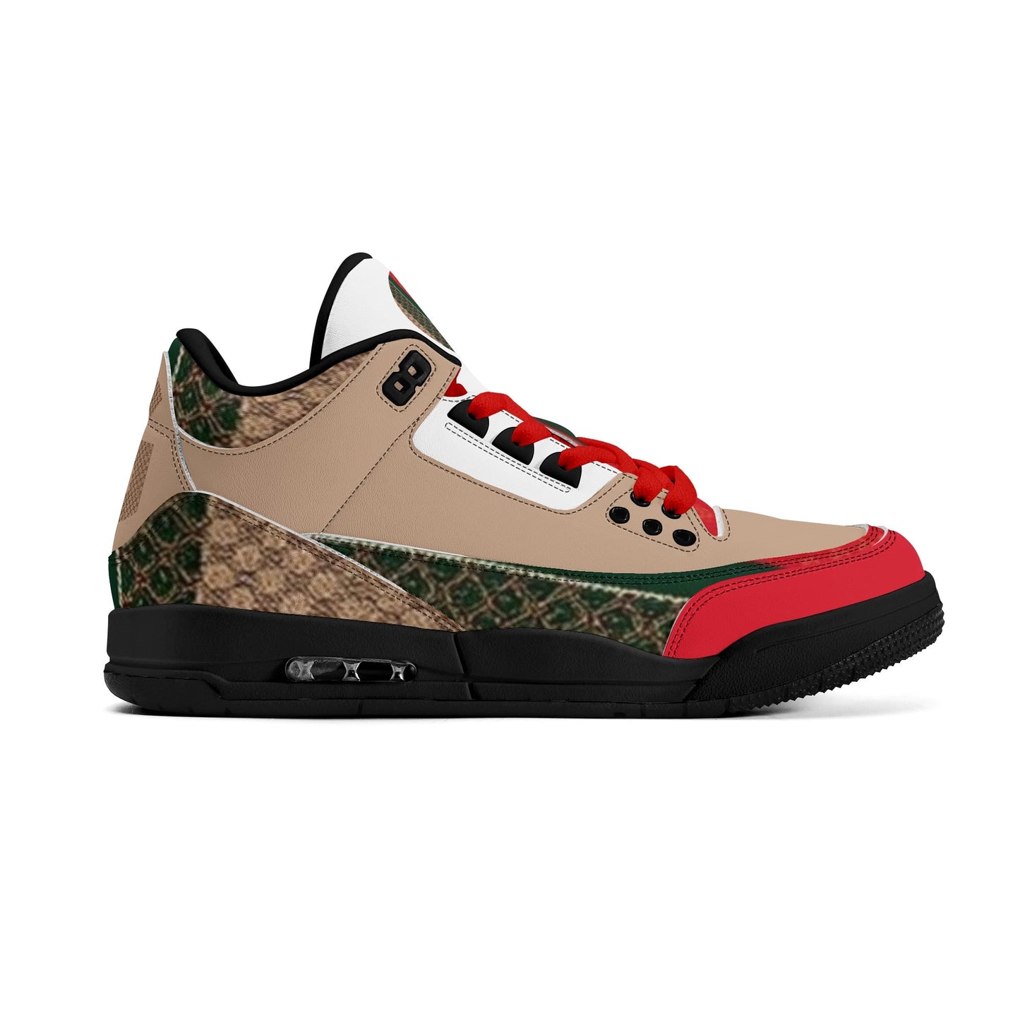 Gucci Giore High Top Retro Leather Basketball Sneakers