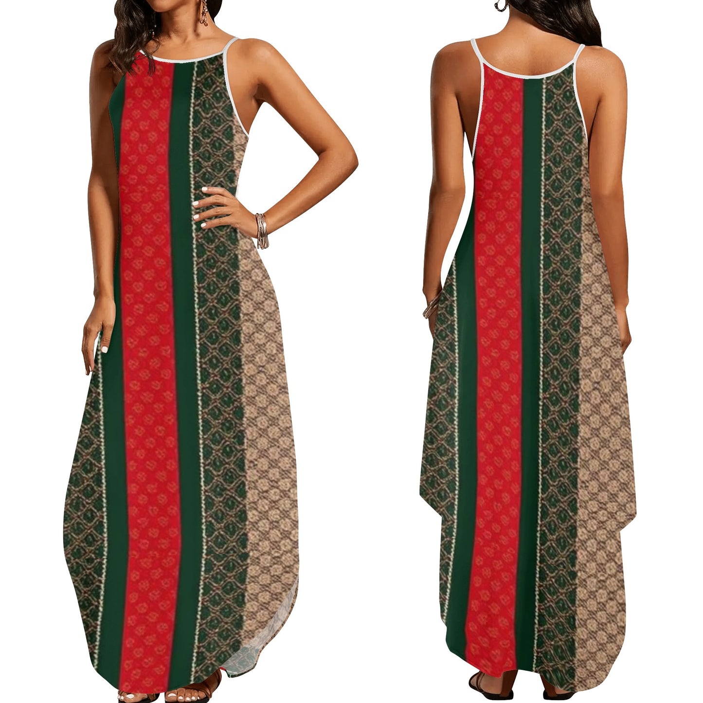 Gucci Giore Womens Elegant Sleeveless Evening Dress