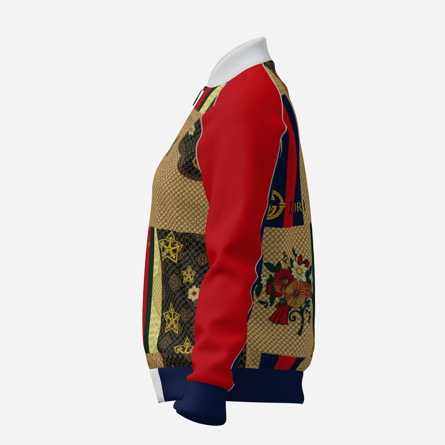 All-Over Print Women's Bomber Jacket-Air Layer 230 GSM