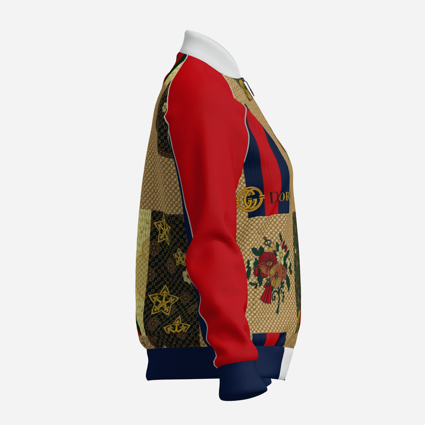 All-Over Print Women's Bomber Jacket-Air Layer 230 GSM