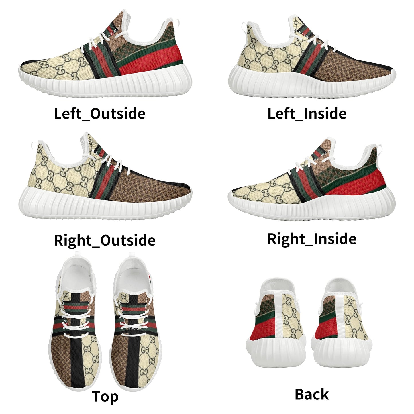 Carti Giore Mens Mesh Knit Sneakers
