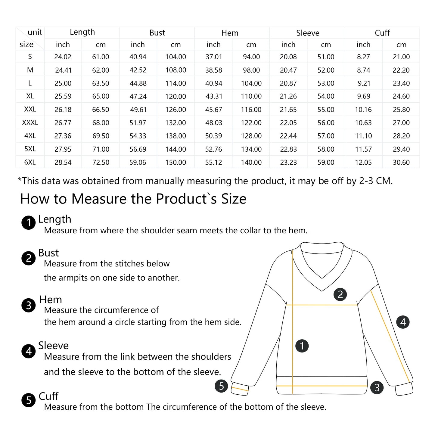 All-Over Print Women's V-Neck Causal Sweatshirt