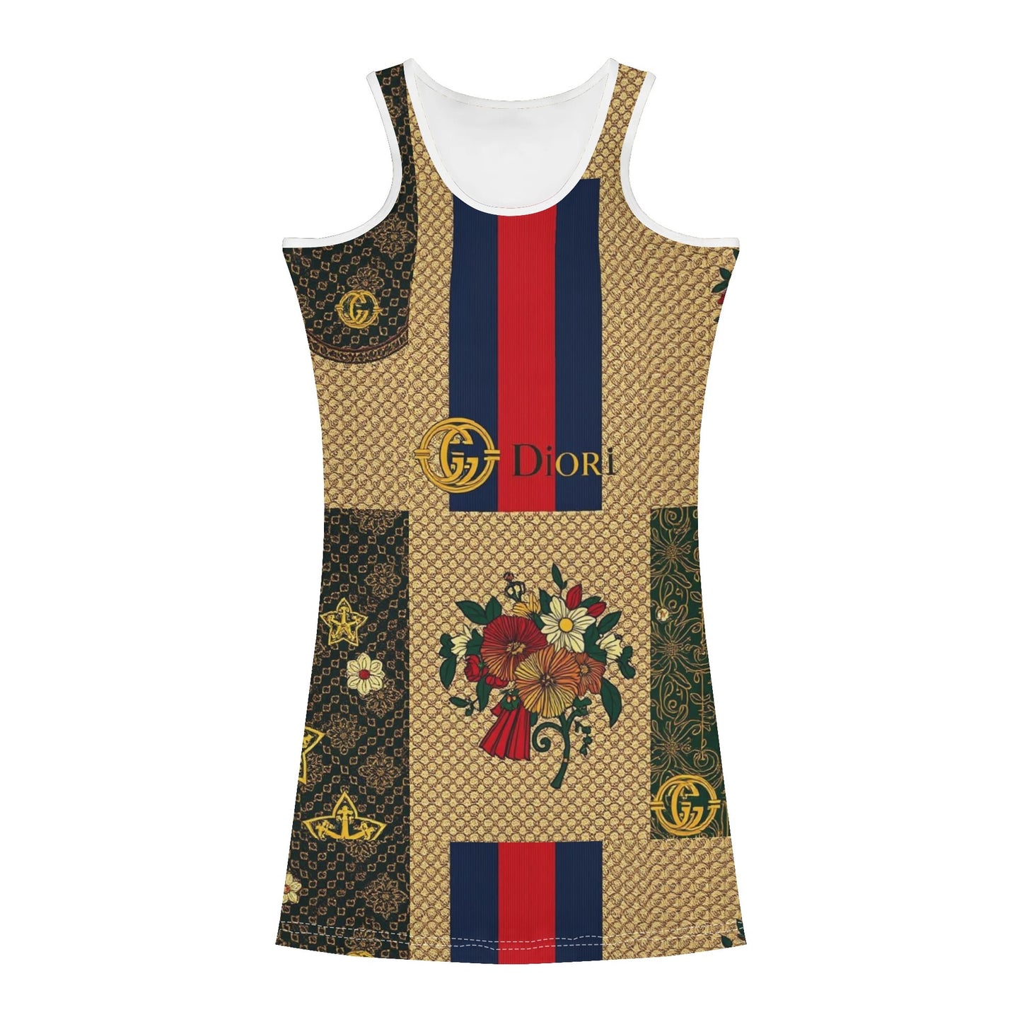 Gucci Giore Women Summer Beach Bodycon Mini Dresses Trendy Wraps for Events & Date Night Parties
