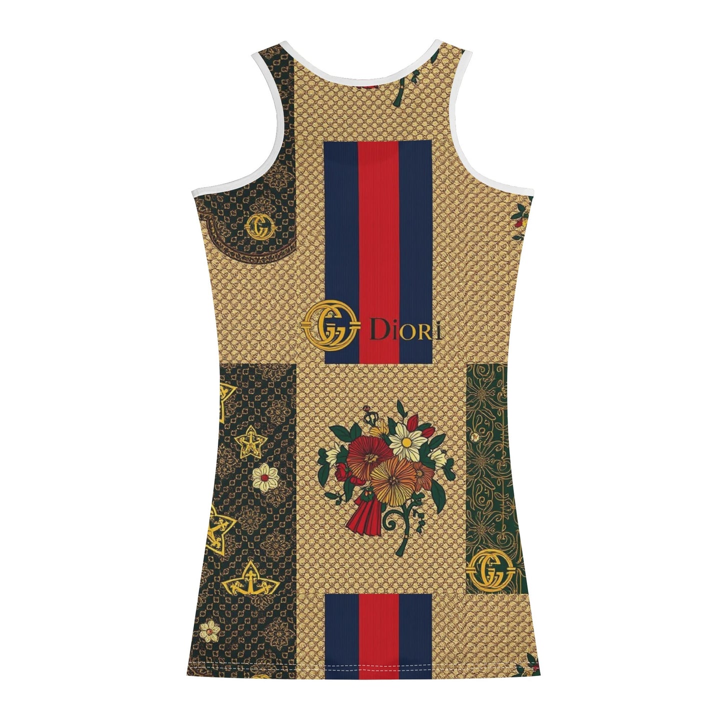 Gucci Giore Women Summer Beach Bodycon Mini Dresses Trendy Wraps for Events & Date Night Parties
