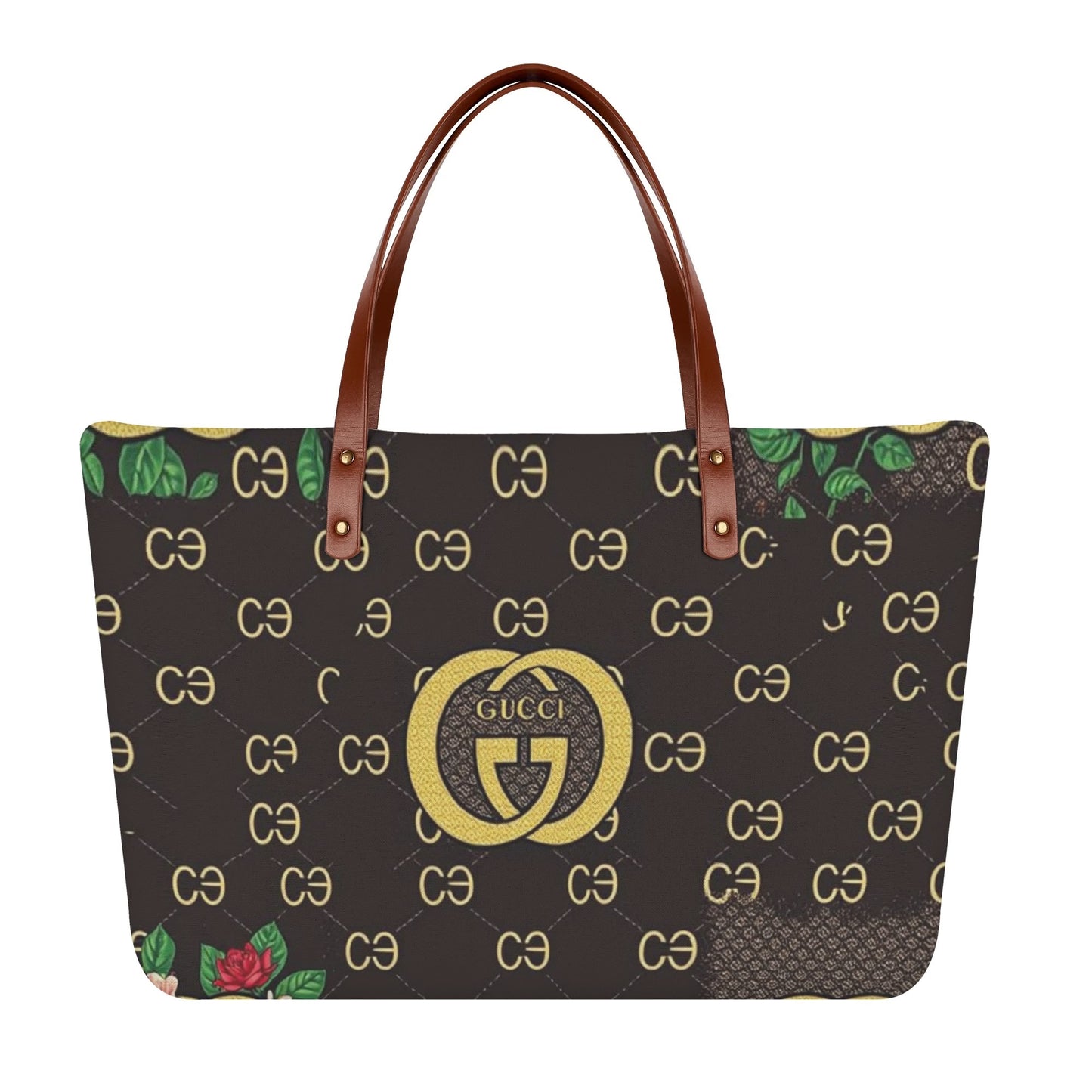 Chloroprene Womens Handbag with Zippered Pocket