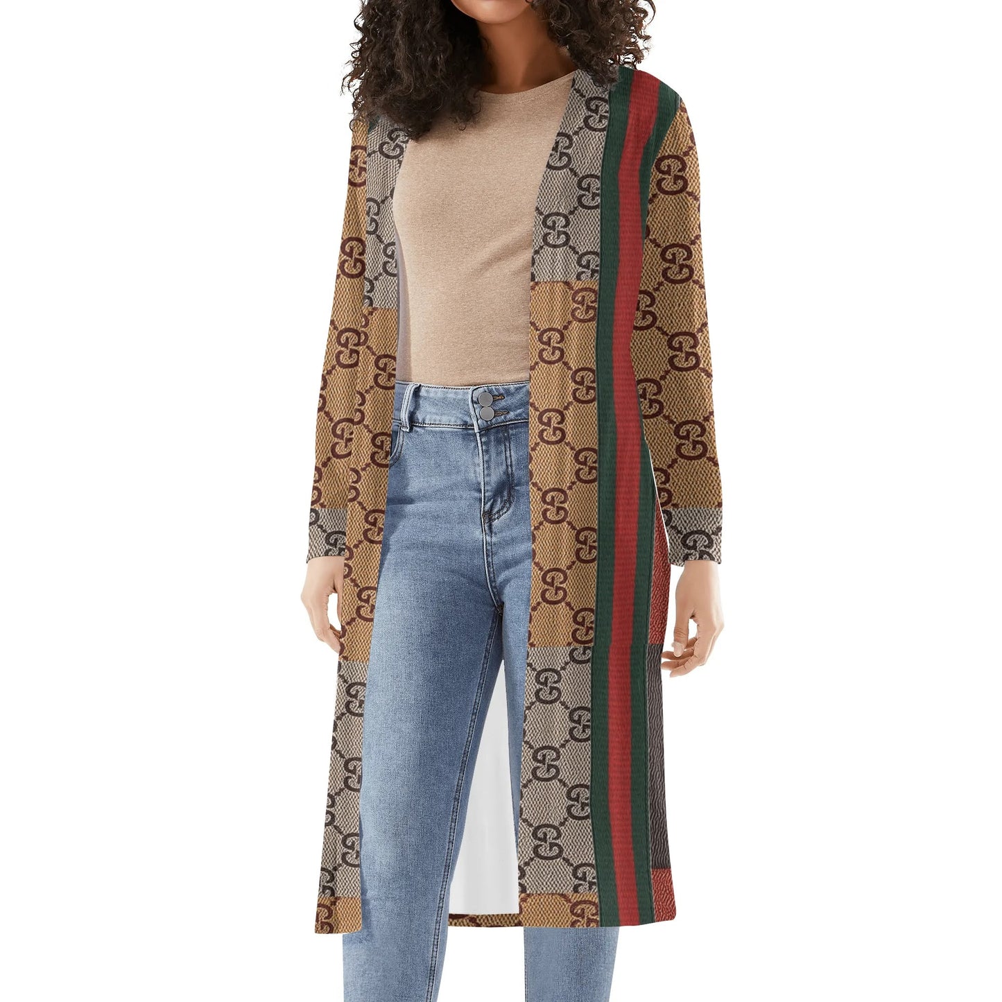 Gucci Got You Womens Lightweight Long Cardigan