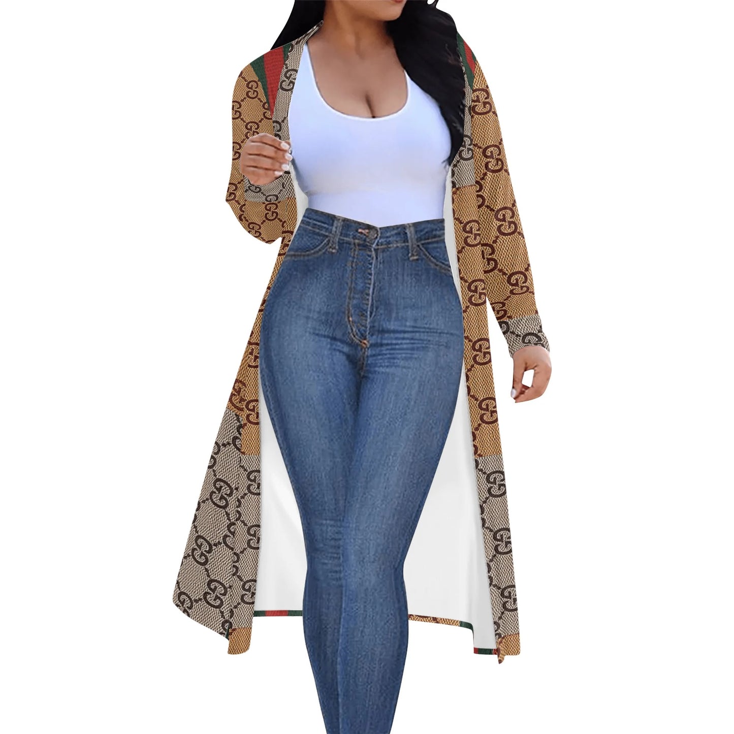 Gucci Got You Womens Lightweight Long Cardigan