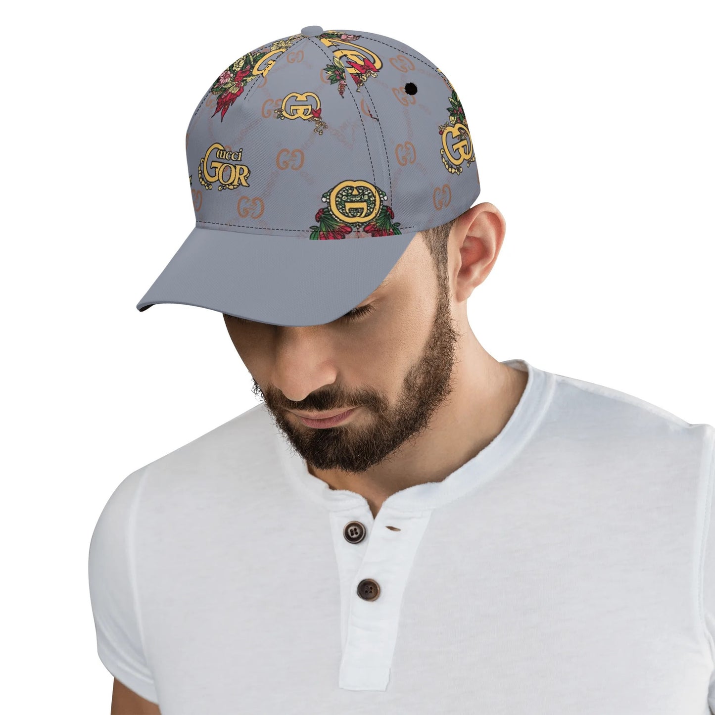 Gucci Giore Unisex Premium Baseball Cap - High-Quality Polyester Fashion Hat with Pre-Curved Bill for Optimal Sun Protection