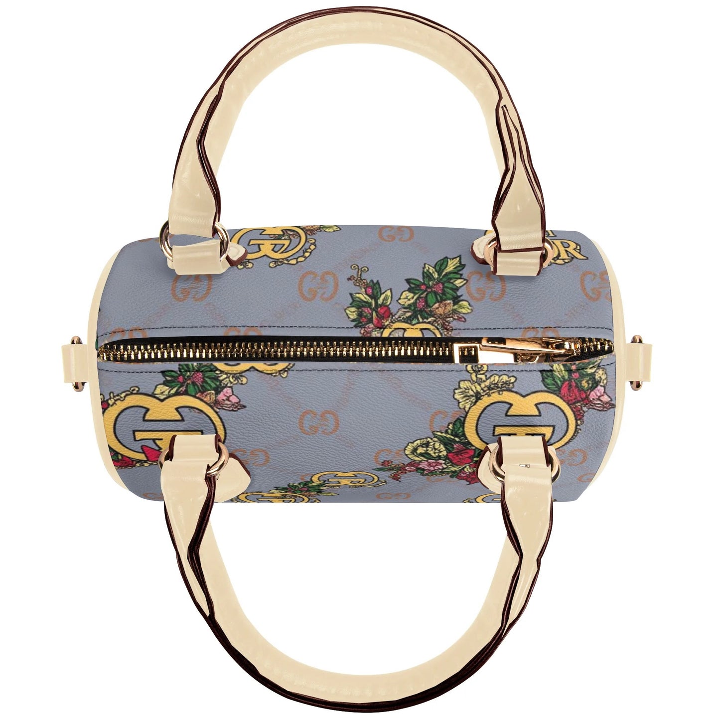 Giore Womens Mini Leather Boston Bag with Patterned Design - Waterproof Shoulder Bag for Daily Use