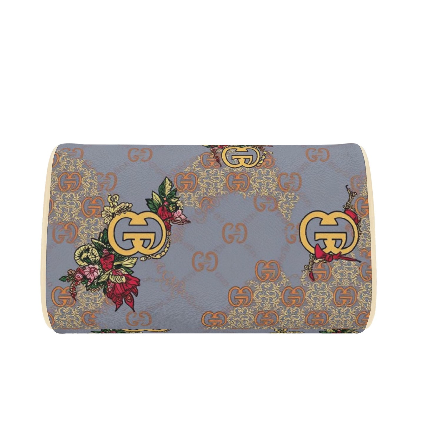 Giore Womens Mini Leather Boston Bag with Patterned Design - Waterproof Shoulder Bag for Daily Use