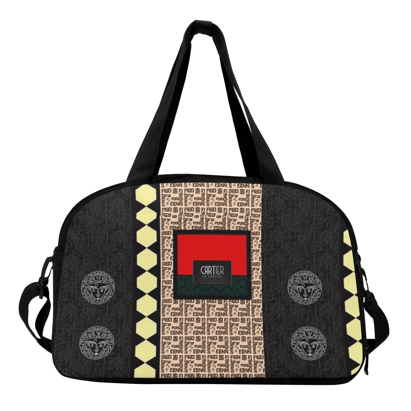Versus by Carti Travel Luggage Bag – Durable Polyester & Canvas with Spacious Compartment & Shoe Pockets