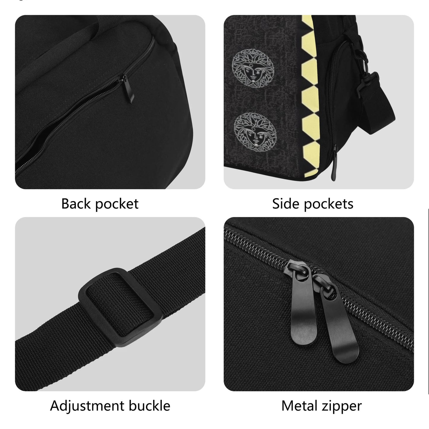 Versus by Carti Travel Luggage Bag – Durable Polyester & Canvas with Spacious Compartment & Shoe Pockets
