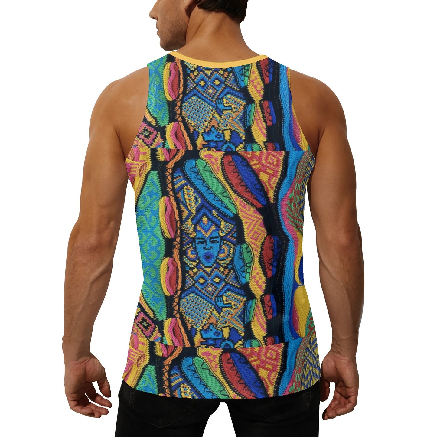 Breathable Lightweight Tank Top by Collie by Cartier - Available in S to 6XL, Perfect for Yoga, Beach & Daily Wear