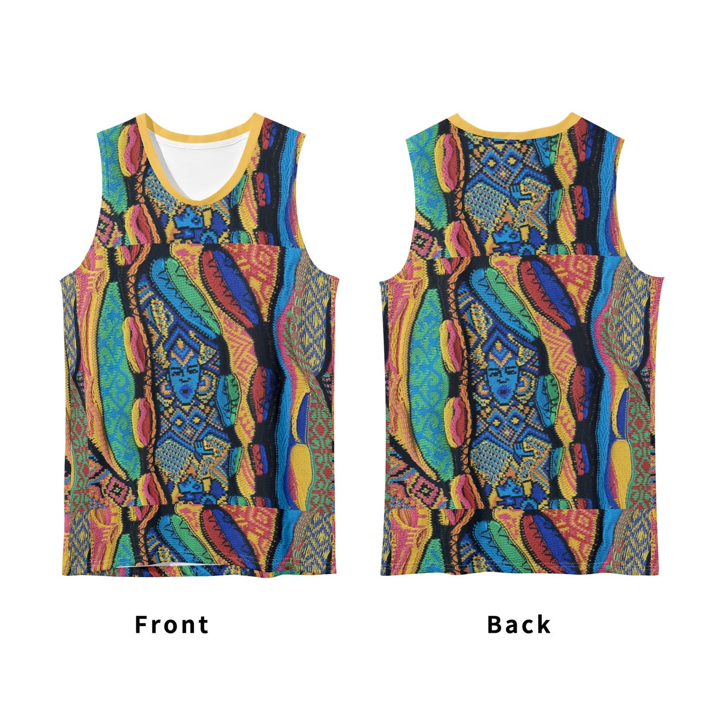 Breathable Lightweight Tank Top by Collie by Cartier - Available in S to 6XL, Perfect for Yoga, Beach & Daily Wear