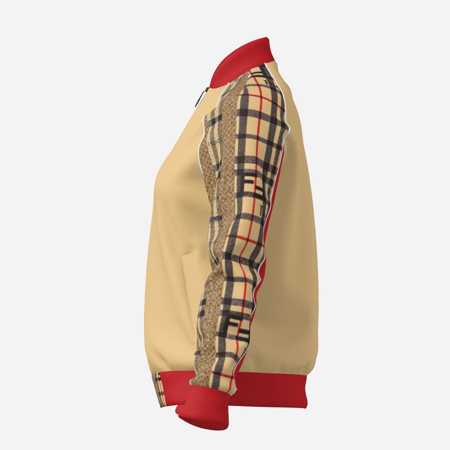 All-Over Print Women's Bomber Jacket-Air Layer 230 GSM