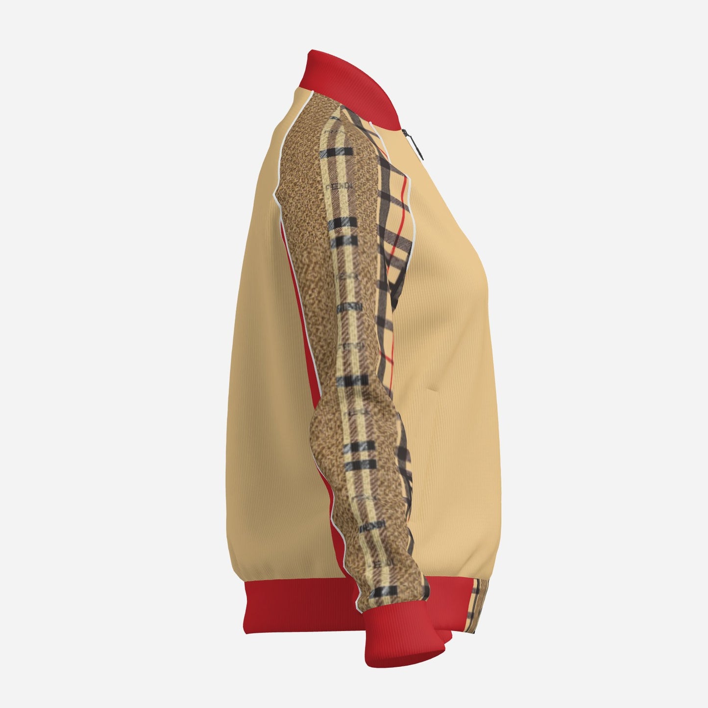All-Over Print Women's Bomber Jacket-Air Layer 230 GSM