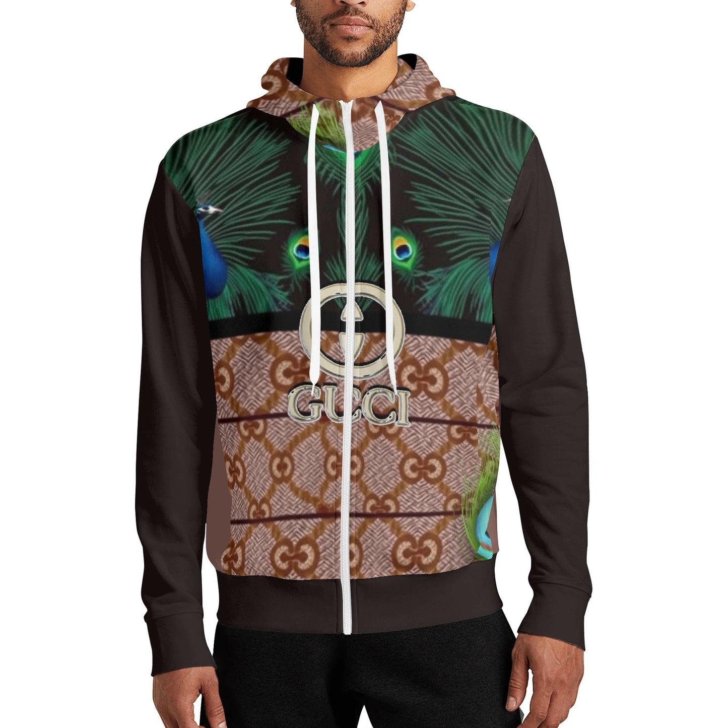 Gucci Giore Premium Blend Zip-Up Turtleneck Hoodie - Streetwear Essential for Men & Women