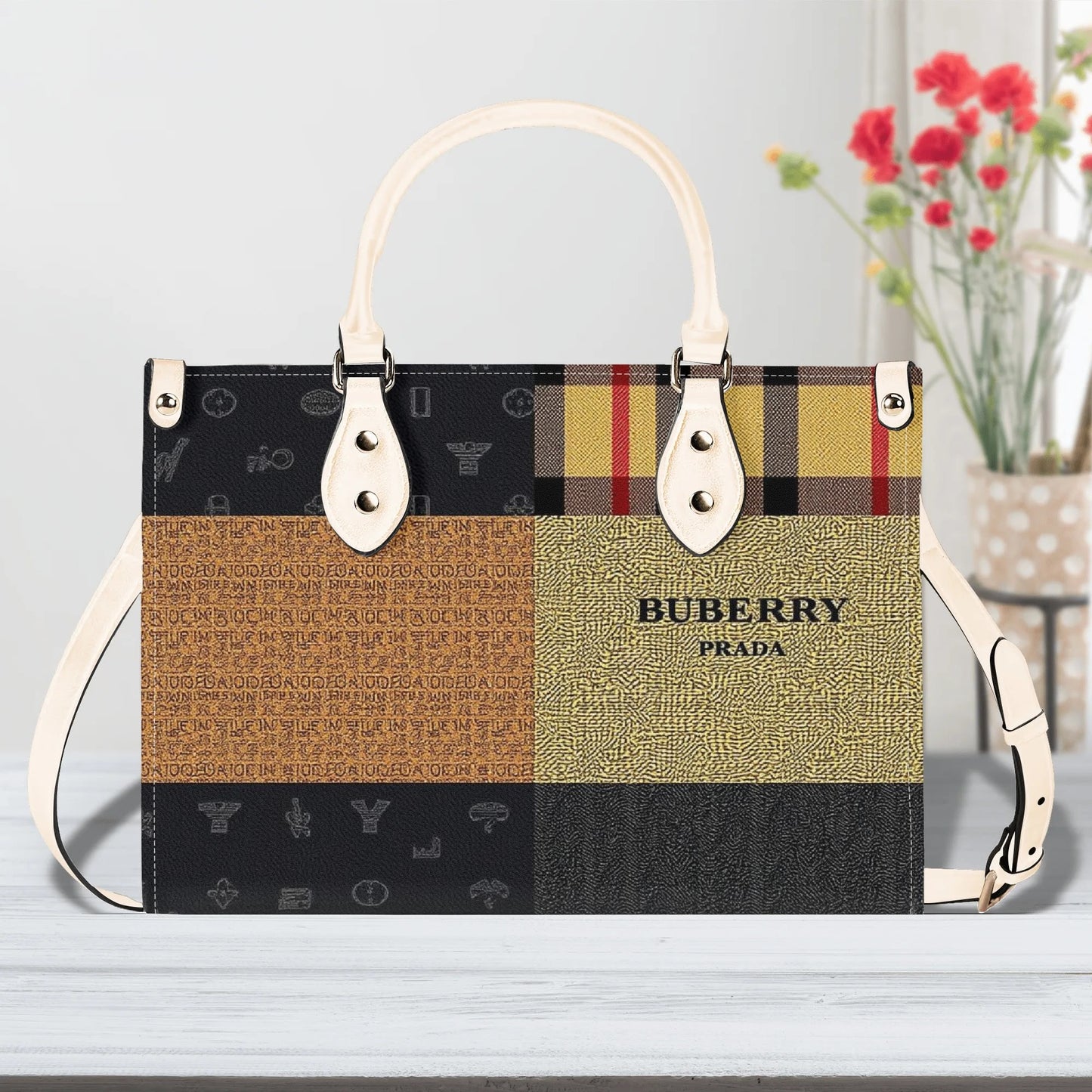 Prada berry by Carti New Version-Luxury Women Top Grain Leather Handbag