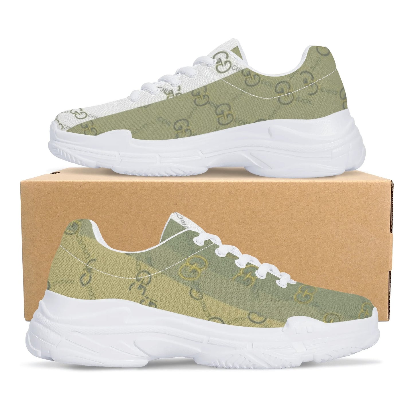 Mens Giore Lace-Up Chunky Sneakers