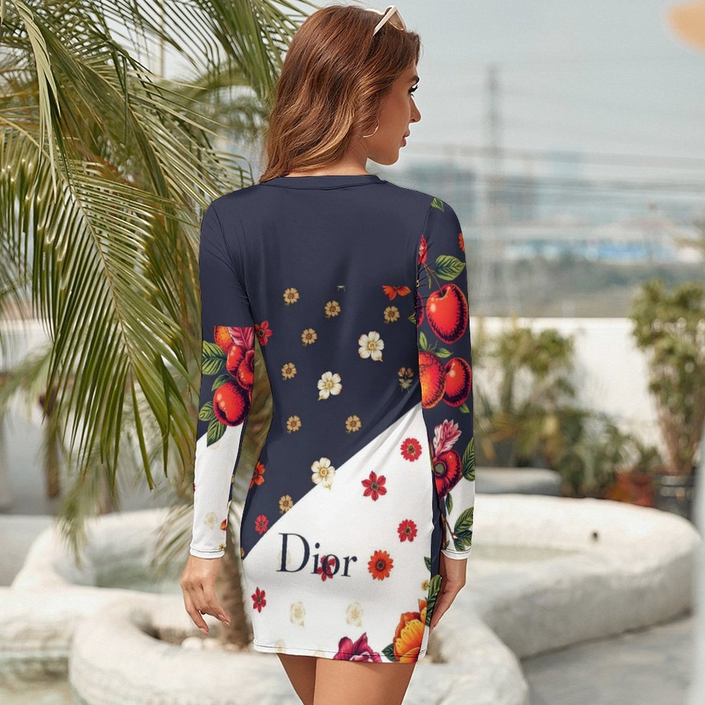 Gucci Gi'ore Long Sleeve Dress