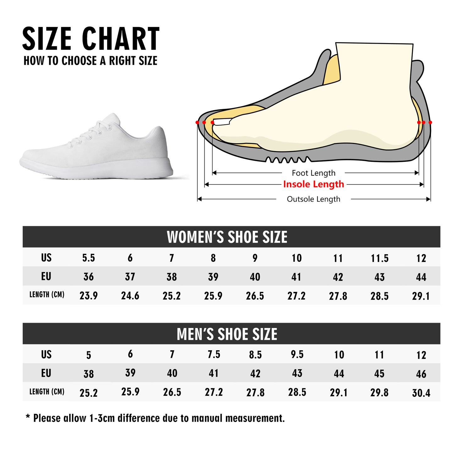 Adults EVA & Fabric for Flat Tennis Shoes WIth Personalized Logo /Name
